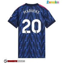 Ženske Nogometnih dresov Arsenal Noni Madueke #20 Gostujoči 2025-26 Kratki rokavi